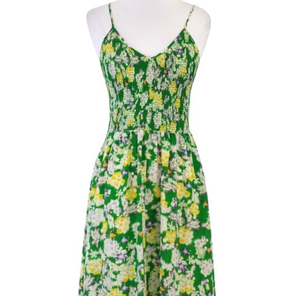 NWOT Rebecca Taylor Silk Maxi Dress, Size 6